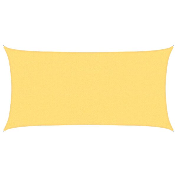 vidaXL Voile d'ombrage 160 g/m² Beige 2x3 5 m PEHD