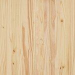 vidaXL Cabinet roulant avec bureau avec roue MOSS Vernis transparent