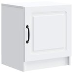 vidaXL Cabinet de chevet 2 Pièces Blanc 43 x 34 5 x 47 cm