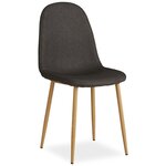 Chaise Salle à Manger Lot de 6 - Anthracite