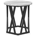 vidaXL Table d'appoint 2 Pièces Sonoma gris 50 x 50 x 40 cm