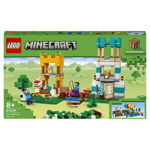 LEGO® Minecraft - Boîte de Construction 4.0 avec Modèles Épiques et Options Illimitées