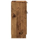 vidaXL Buffet vieux bois 60x30x70 cm bois d'ingénierie