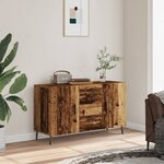 vidaXL Buffet vieux bois 100x36x60 cm bois d'ingénierie