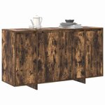 vidaXL Buffet Chêne fumé 135 x 41 x 69 cm Bois d'ingénierie