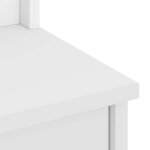 vidaXL Portemanteau SANDNES blanc 87x40x159 5 cm bois massif pin