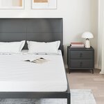 vidaXL Matelas Blanc 140 x 190 cm Mousse à mémoire de gel