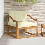 vidaXL Sofa de milieu extérieur Naturel