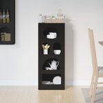 vidaXL Buffet Noir 40 x 35 x 100 5 cm Bois d'ingénierie