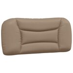 vidaXL Cadre de lit sans matelas Hvar cappuccino 80x200 cm similicuir