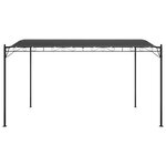 vidaXL Auvent anthracite 4x3 m 180 g/m² tissu et acier