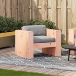 vidaXL Canapé de jardin 79x60x62 cm bois massif douglas