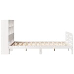 vidaXL Cadre de lit sans matelas blanc 160x200 cm bois de pin massif