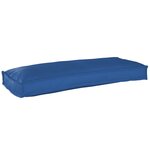 vidaXL Coussin de palette pour banc bleu royal 100x40x8 cm en tissu Oxford