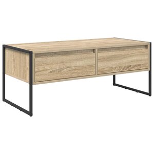 vidaXL Table basse Sonoma 100 x 46 x 40 cm Bois d'ingénierie