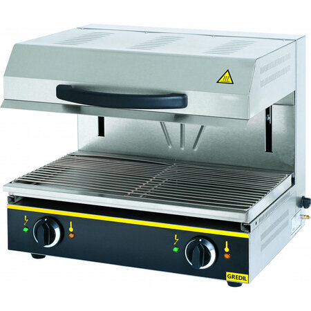 Salamandre professionnelle inox avec tête mobile 4 kw - stalgast -  - acier inoxydable 600x480x530mm