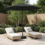 vidaXL Parasol de jardin 230 x 230 cm Polyester Rectangulaire