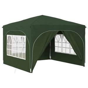 vidaXL Tente de fête pop-up 290 x 290 x 245 cm Vert