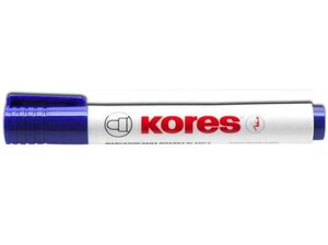 Marqueur Tableau blanc et chevalet 'K MARKER' Biseauté 3-5mm Bleu KORES