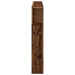 vidaXL Tête de lit à LED vieux bois 160x18 5x103 5cm bois d'ingénierie