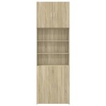 vidaXL Buffet haut chêne sonoma 80x42 5x249 cm bois d'ingénierie