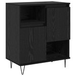 vidaXL Buffets 3 Pièces Chêne noir 180 x 35 x 70 cm Bois d'ingénierie