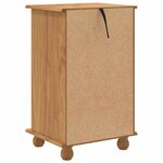 vidaXL Commode 5-Tiroir ASKIM Marron 48 5 x 40 x 79 cm