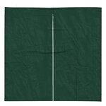 vidaXL Mur de tente de fête 2 Pièces Vert 200 x 195 cm PE et acier