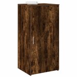 vidaXL Armoire de rangement chêne fumé 50x45x103 5cm bois d'ingénierie