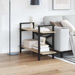 vidaXL Étagère Chêne Sonoma 100 x 33 5 x 64 cm Bois d'ingénierie