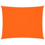 vidaXL Voile de parasol tissu oxford rectangulaire 6x8 m orange