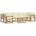 vidaXL Ensemble de canapés d'extérieur 6 pc