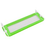 vidaXL Barrière de sécurité de lit d'enfant Vert 120x42 cm Polyester