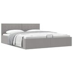 vidaXL Cadre de lit à rangement hydraulique sans matelas 180x200 cm