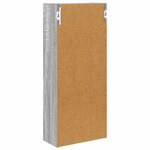 vidaXL Armoire murale de salle de bain Gris Sonoma 30 x 14 x 70 cm
