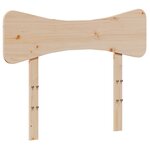 vidaXL Cadre de lit sans matelas 75x190 cm bois de pin massif