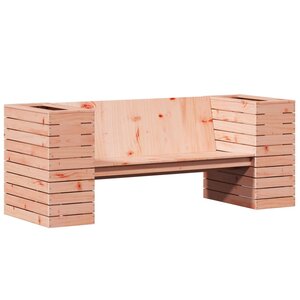 vidaXL Banc avec jardinières 167 5x60x65 cm bois massif de douglas