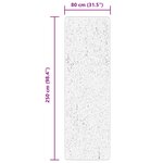 vidaXL Tapis ARBIZU intérieur extérieur design vintage 80x250 cm