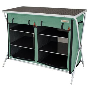 Eurotrail Armoire de camping Brocas 110x52x90 cm Vert