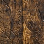 vidaXL Buffet Chêne fumé 89 x 34 5 x 80 cm Bois d'ingénierie
