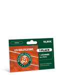 Coffret cadeau - TICKETBOX - Carte Billetterie - Roland-Garros Qualifications - 1 personne