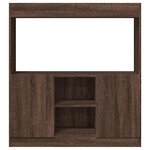 vidaXL Buffet haut chêne marron 92x33x100 cm bois d'ingénierie