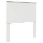 vidaXL Lit de Rangement Blanc 90 x 200 cm Bois d'ingénierie