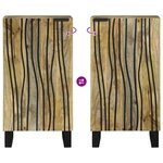 vidaXL Buffet Marron 40 x 33 x 75 cm bois de manguier massif