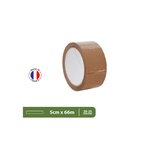 Pack and Move - Lot 36 rouleaux ruban adhésif marron pour emballage et déménagement - 66 m - Qualité Premium