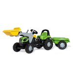 Rolly Toys 023196 - Tracteur à pédales pour enfant rollyKid Deutz-Fahr