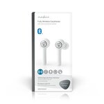 Écouteurs Bluetooth® Entièrement Sans Fil | 6 Heures d'Autonomie | Commande Vocale | Commande Tactile | Conception Longue | Étui