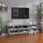 vidaXL Meuble TV sonoma gris 150x30x44 5 cm bois d'ingénierie