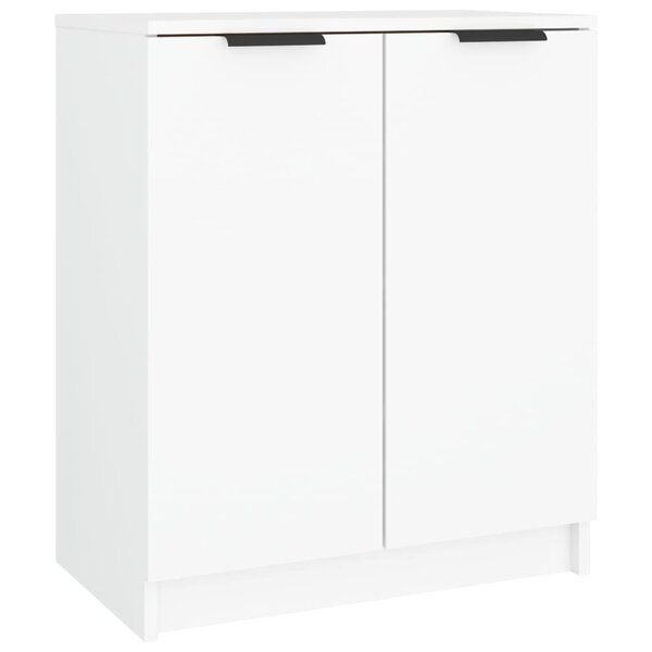 vidaXL Armoire à chaussures Blanc 59x35x70 cm Bois d'ingénierie