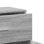 vidaXL Buffet sonoma gris 60x31x70 cm bois d'ingénierie